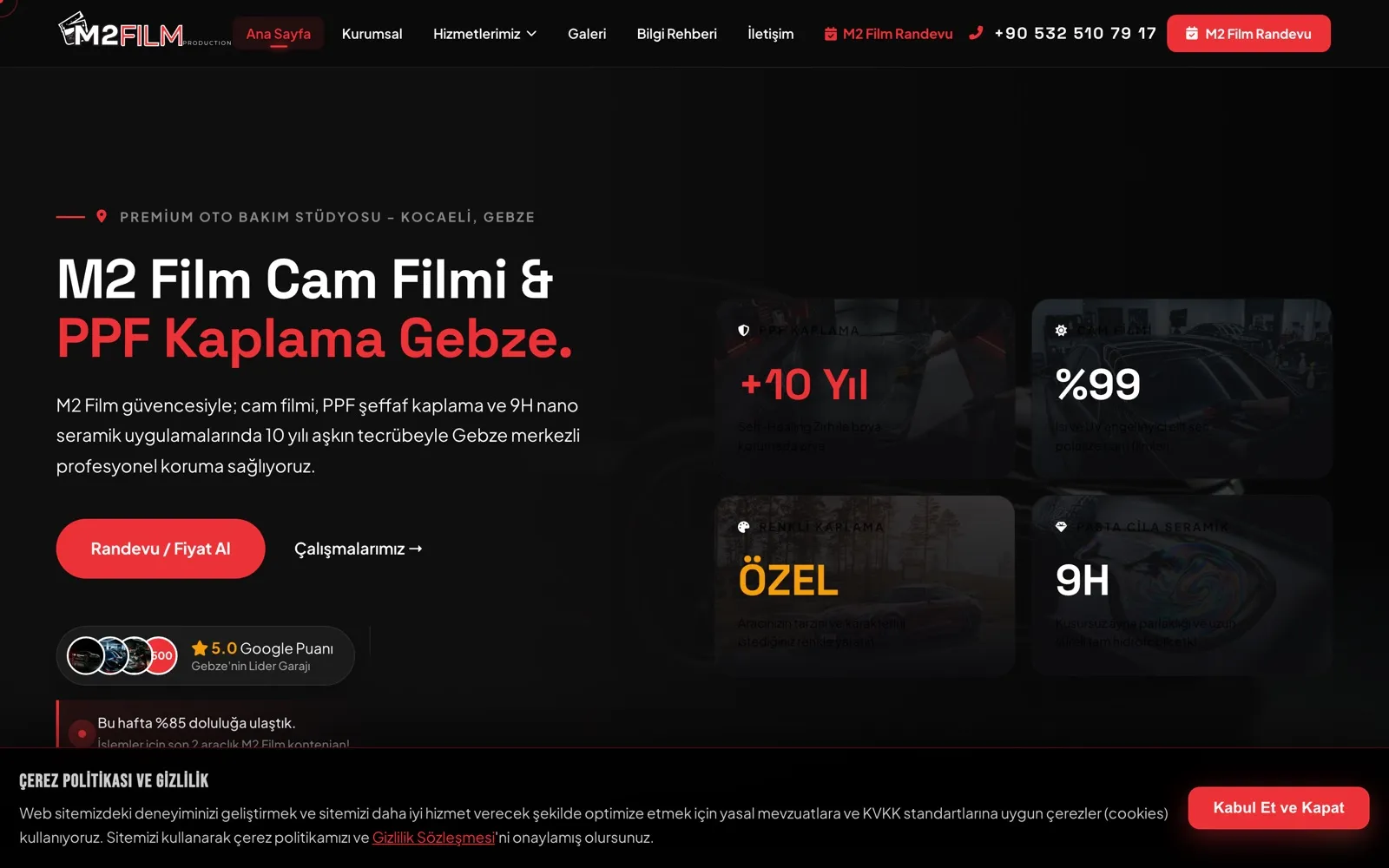 M2 Film web sitesi